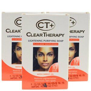 3 Complexion  Soap CT+ Clear Therapy  CARROT With Oil NEW free shipping
